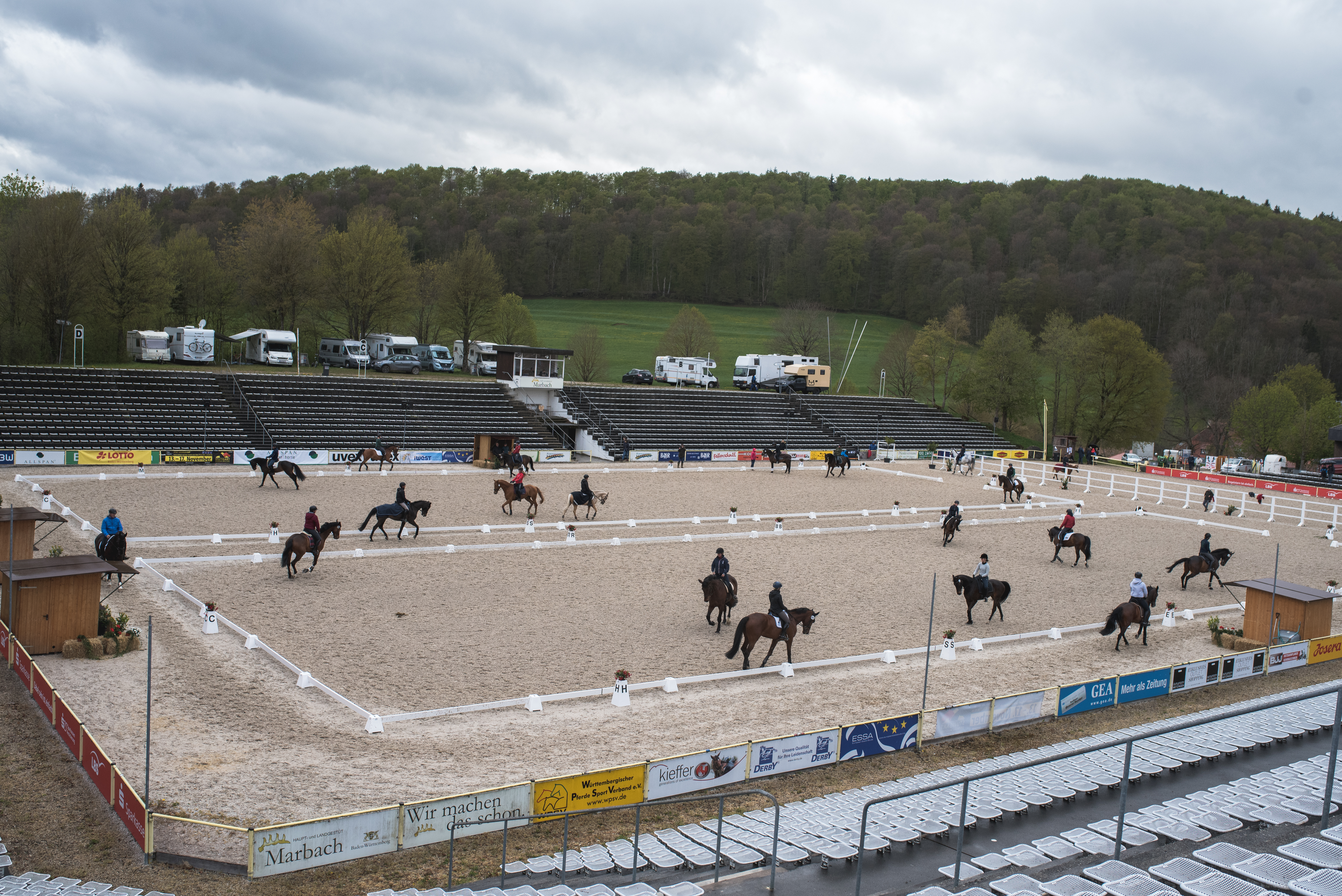 Reiter-Empfang: „Enjoy and feel at home at Marbach!“